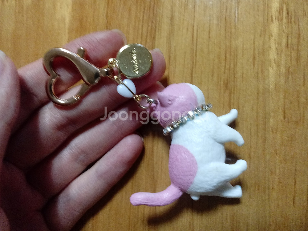 샤넬 고양이 키링--1