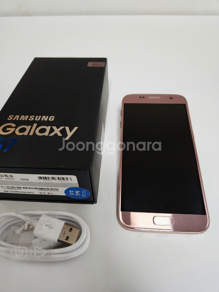 [상태최상] 갤럭시 S7 32GB G930 핑크골드--0