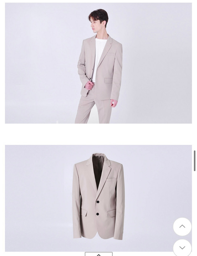 데꼬로소 베이지 셋업 수트--0