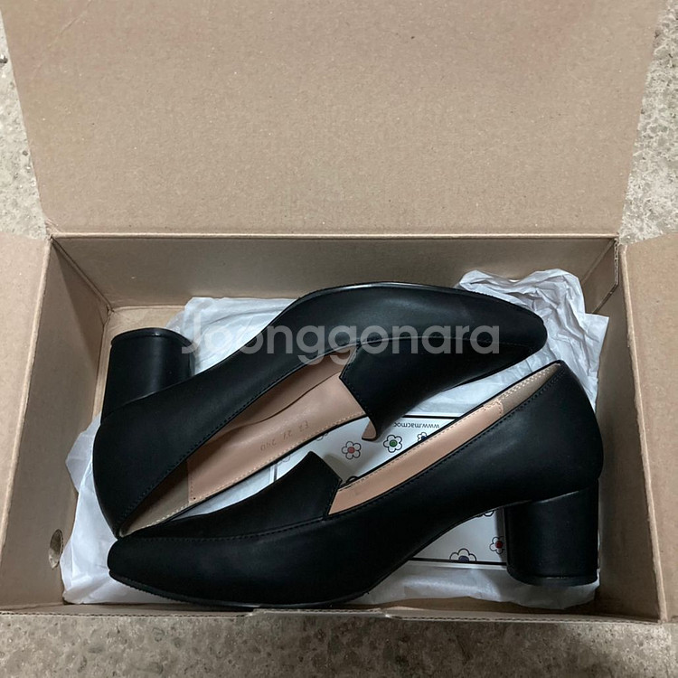 마크모크 미들힐 로퍼 슈즈 240 블랙--0