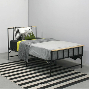 접이식 철제 침대 프레임 수퍼싱글(배곧)