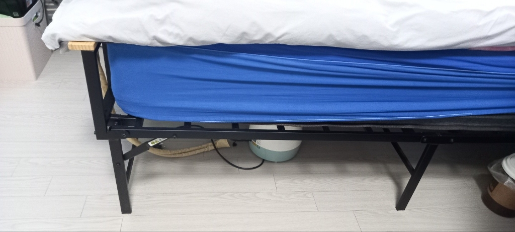 접이식 철제 침대 프레임 수퍼싱글(배곧)--6