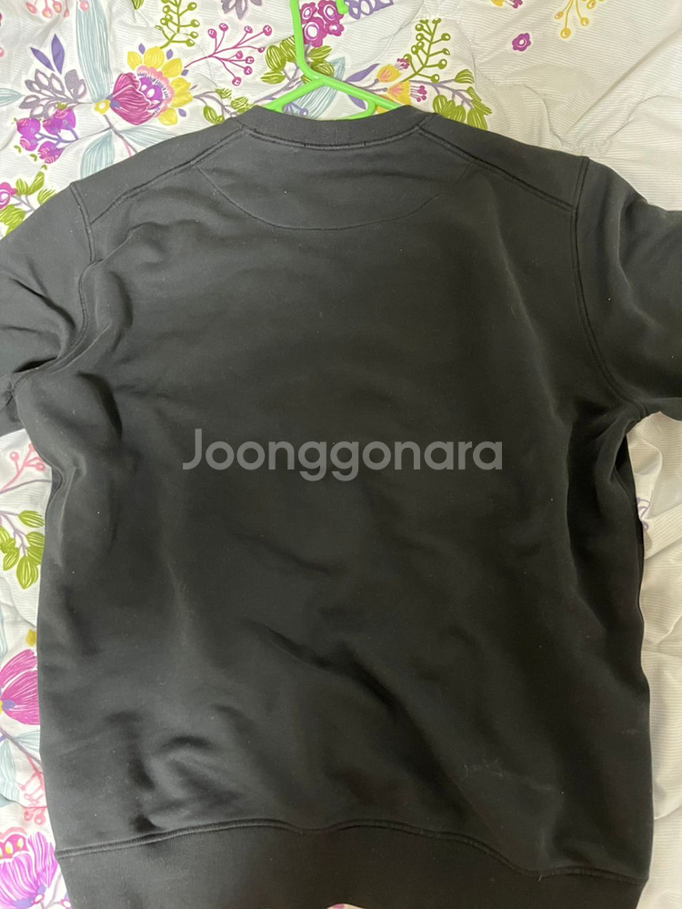 스톤아일랜드 맨투맨 블랙 XL 105 급쳐 21ss--5