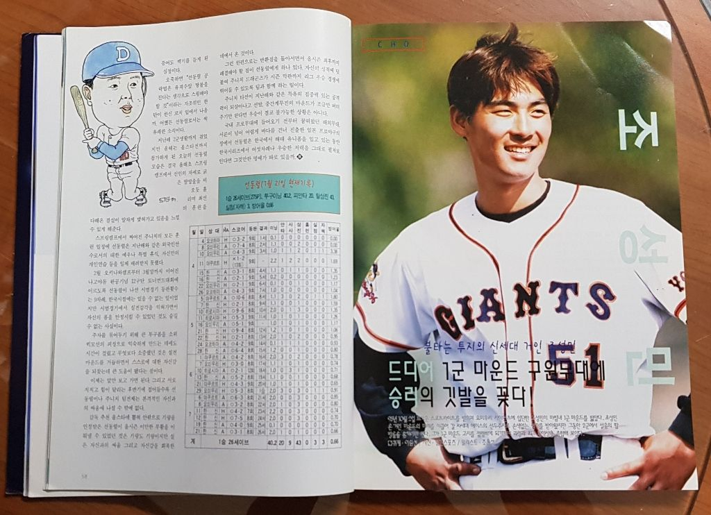 1997년 월간 베이스볼 코리아 잡지--4