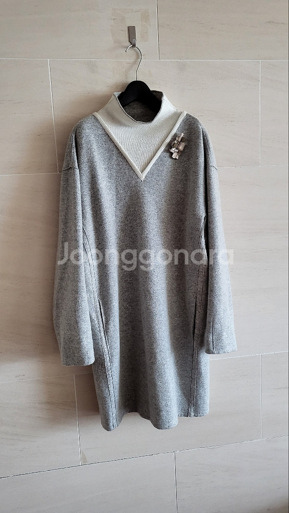 (정품) 시스템 캐시미어 블렌디드 원피스--2