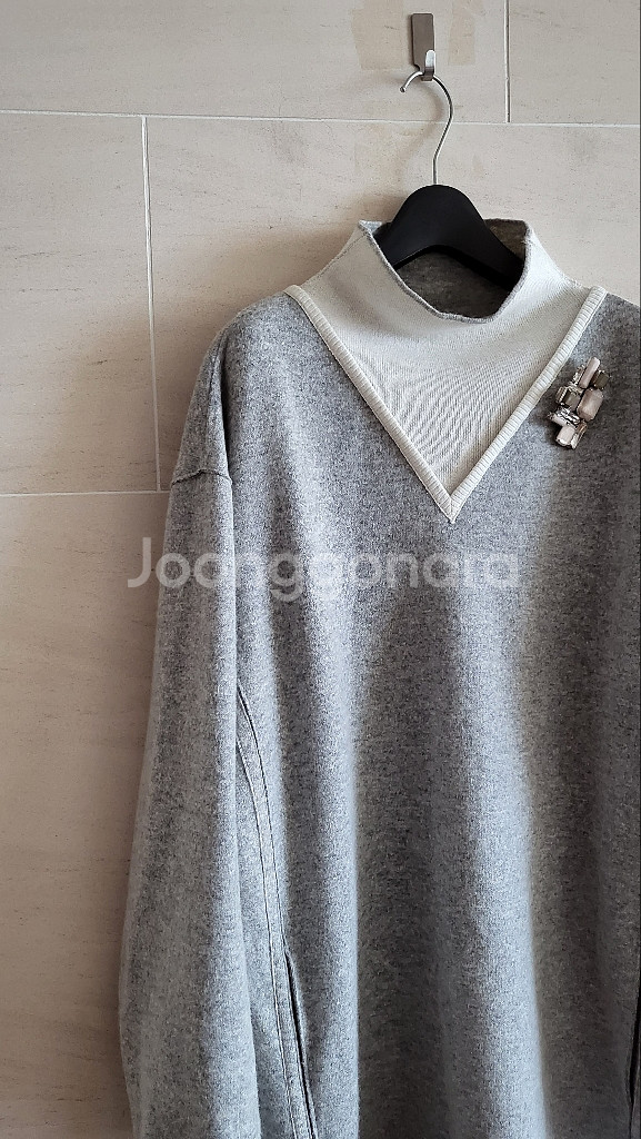 (정품) 시스템 캐시미어 블렌디드 원피스--3