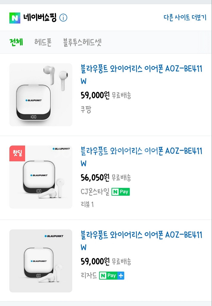 블라우풍트 무선이어폰--1