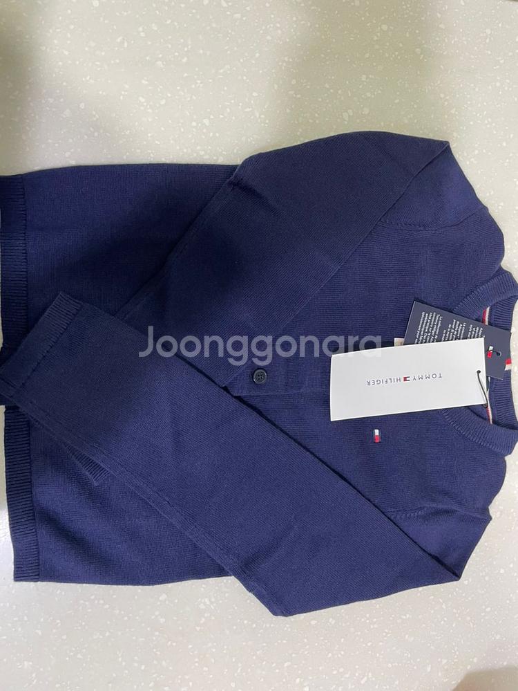 타미힐피거 가디건 새제품 6-7사이즈 판매합니다.--1