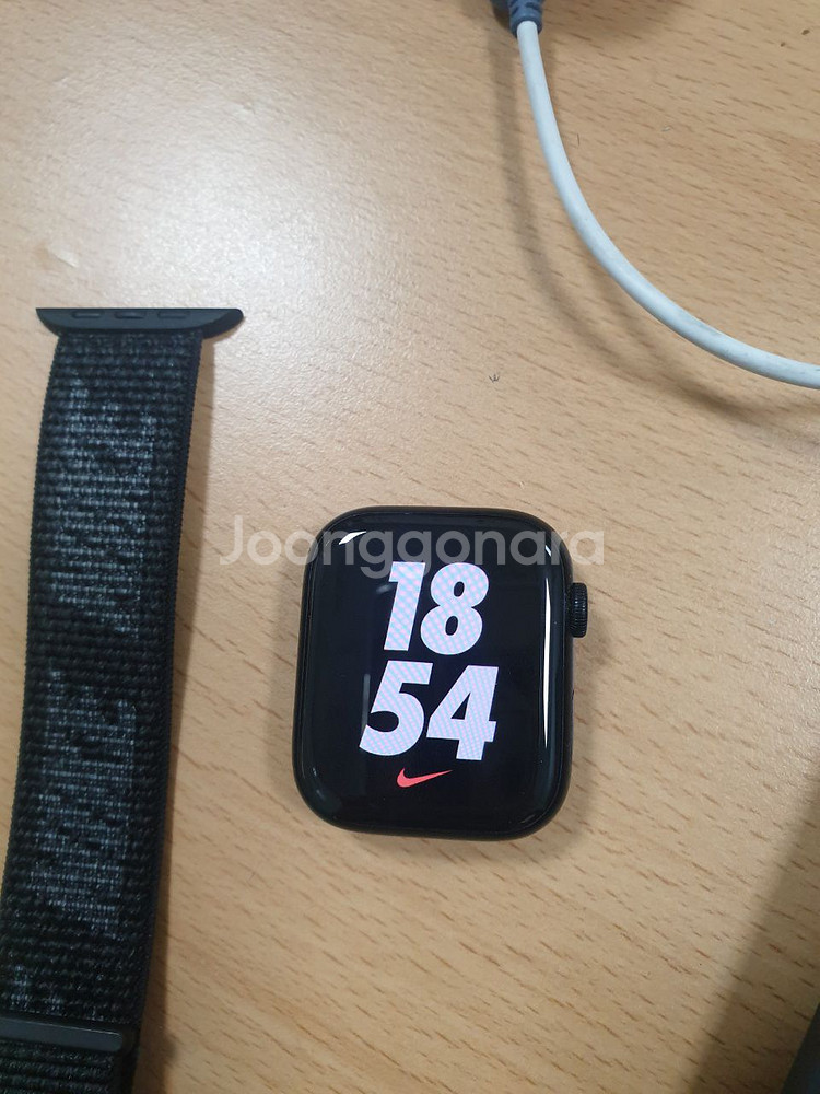 애플워치7 나이키 45mm 미드나이트--0