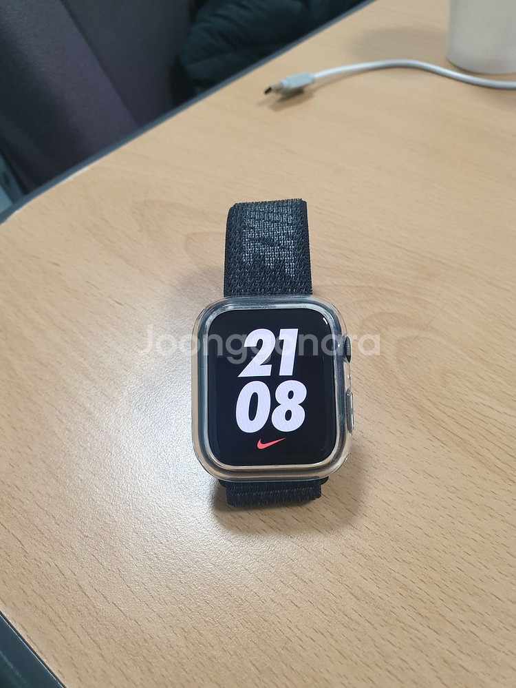애플워치7 나이키 45mm 미드나이트--1