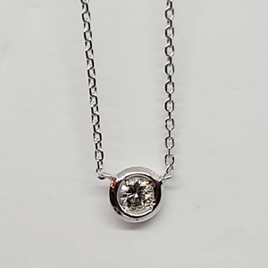0.12ct 1부 다이아목걸이