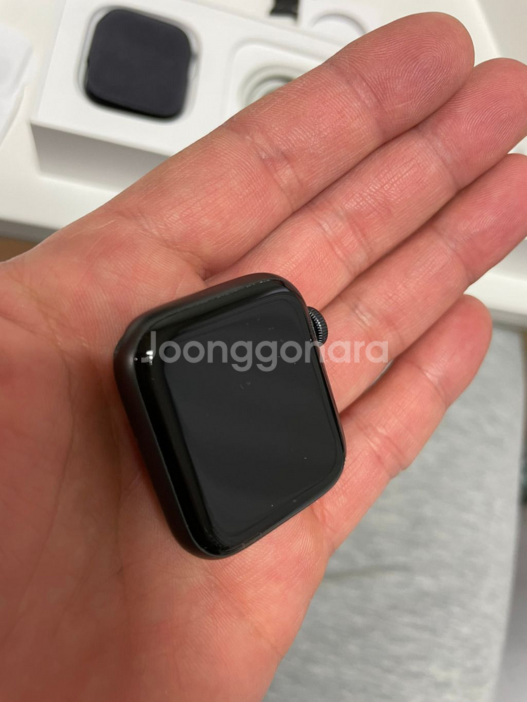 애플워치5 gps 40mm 알루미늄 스그 스포츠밴드--1