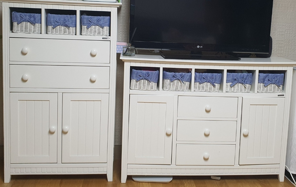 오리비아 라탄 와이드 수납장 및 원목라탄 하이 수납장--0