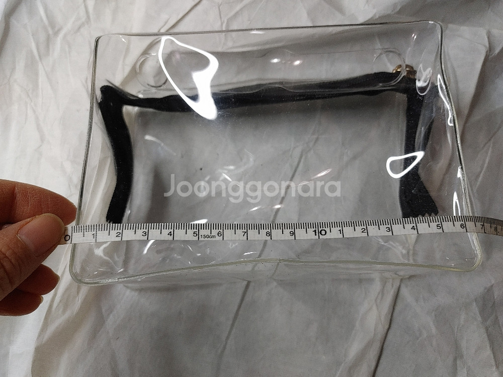 투명 사각파우치 미니 파우치 정리 수납--4