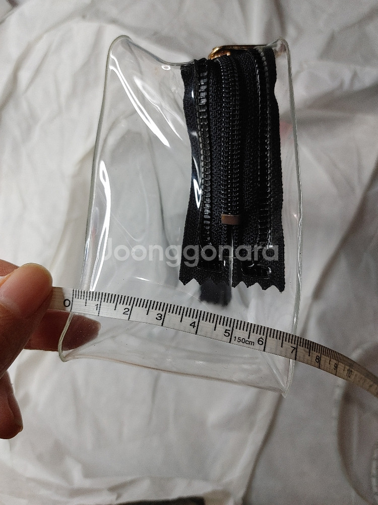 투명 사각파우치 미니 파우치 정리 수납--5