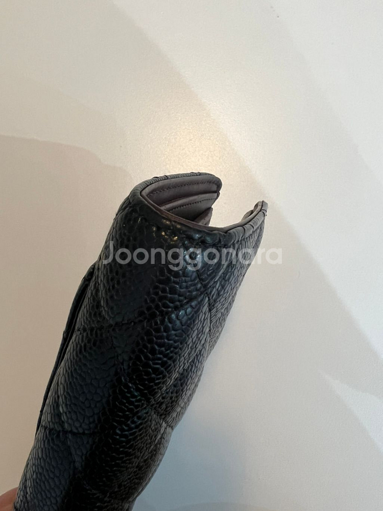 샤넬 캐비어 장지갑--1