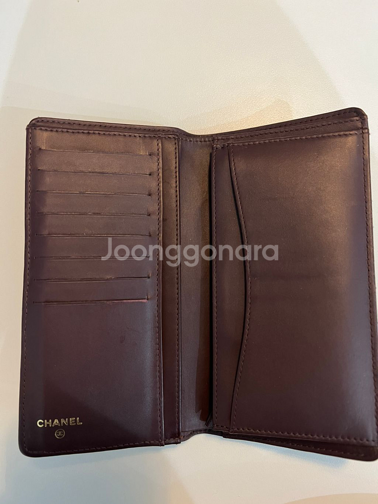 샤넬 캐비어 장지갑--8