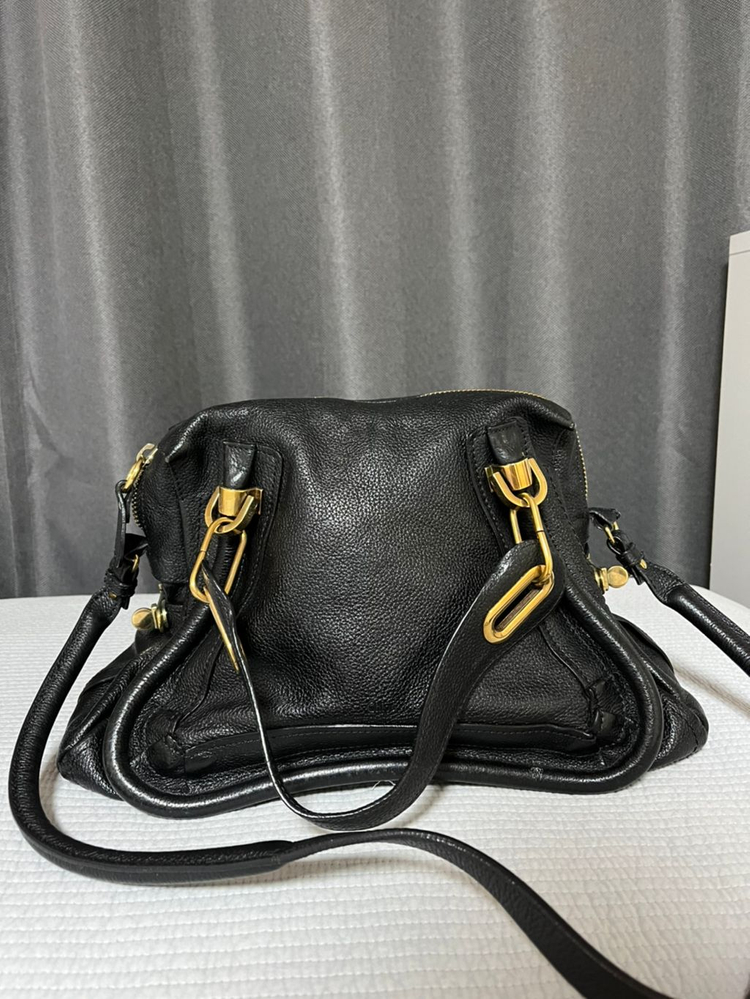 (급처분)(정품)끌로에 파라티 미듐(블랙)+더스트백--1