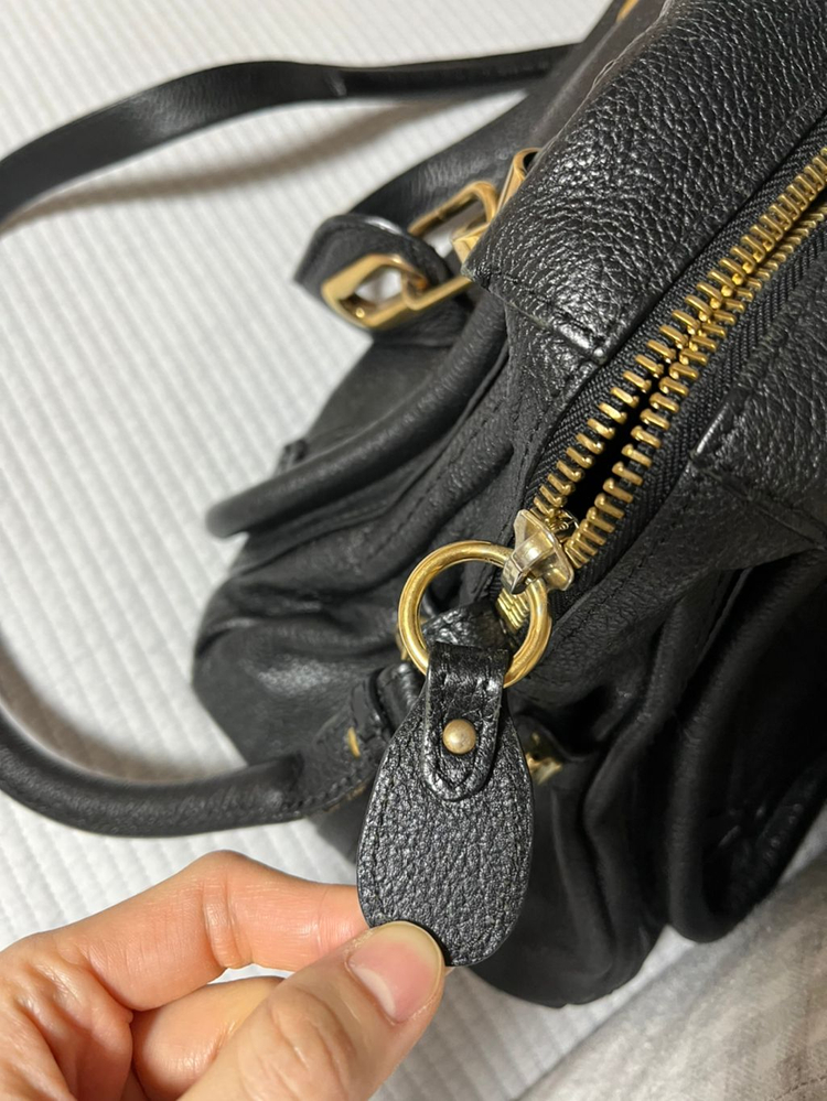 (급처분)(정품)끌로에 파라티 미듐(블랙)+더스트백--8