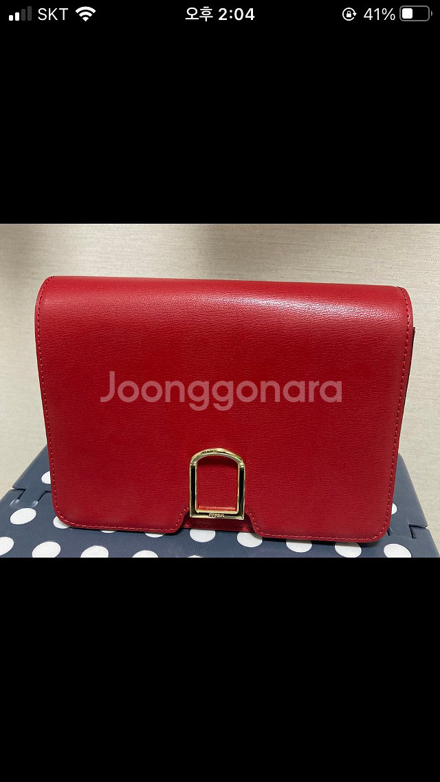 로사케이 쥬르플랩 크로스백 레드--0