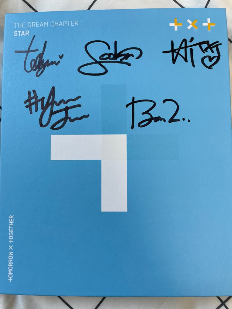 투바투 친필싸인 앨범 판매 이미지