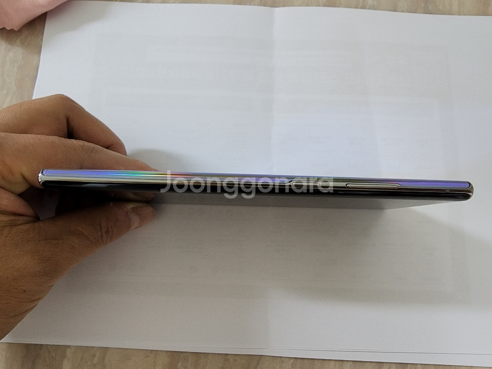 노트10+256기가 아우라글로우색 특S급최상급30만원--3