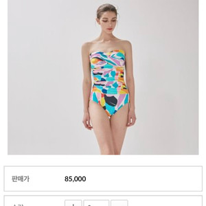 안단테나인 printing corset 수영복 예지스