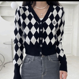 아가일 에이블리 니트 크롭