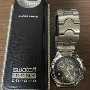 스와치 아이러니 크로노 시계 Swatch Irony