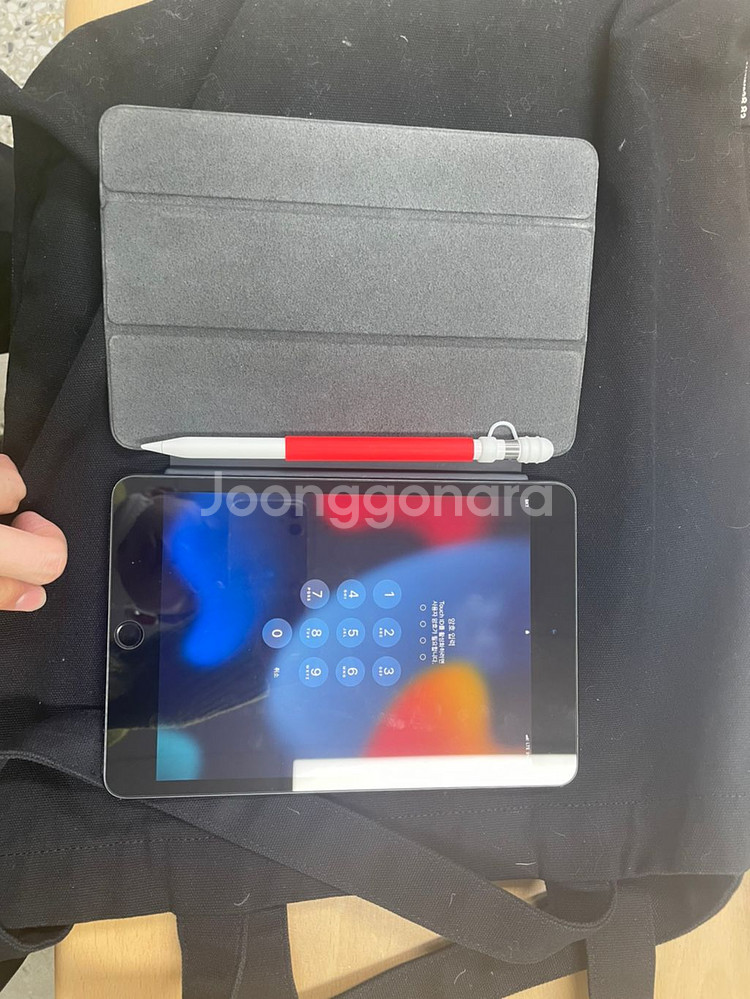 아이패드 미니5 256gb 셀룰러+애플펜슬+정품폴리오--2