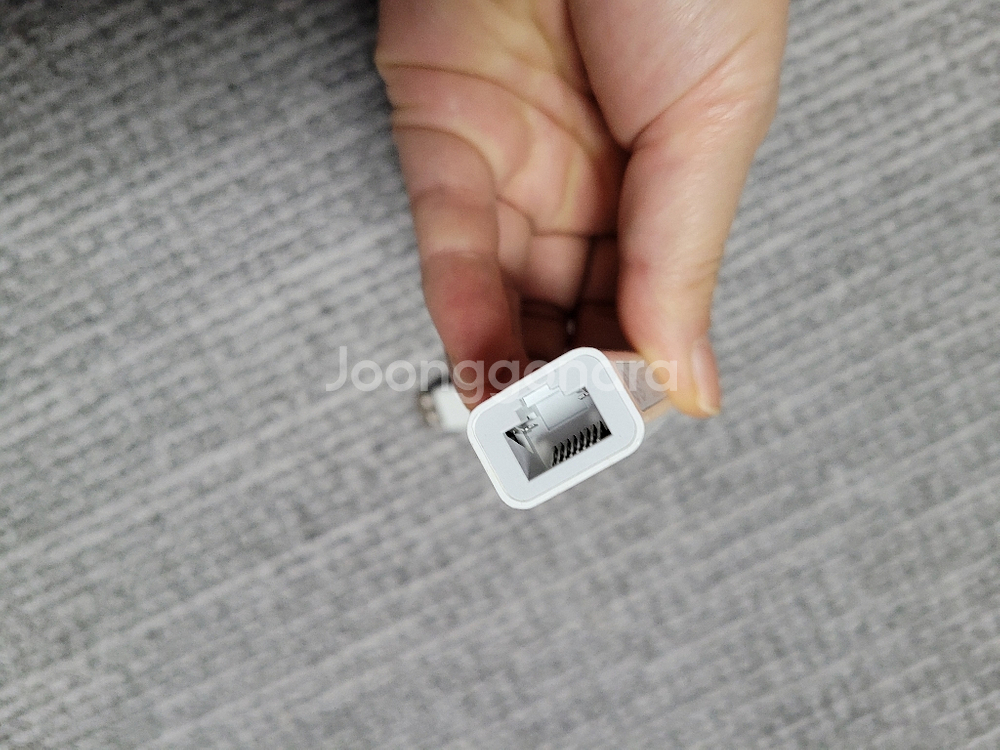 애플usb 이더넷 어뎁터--3