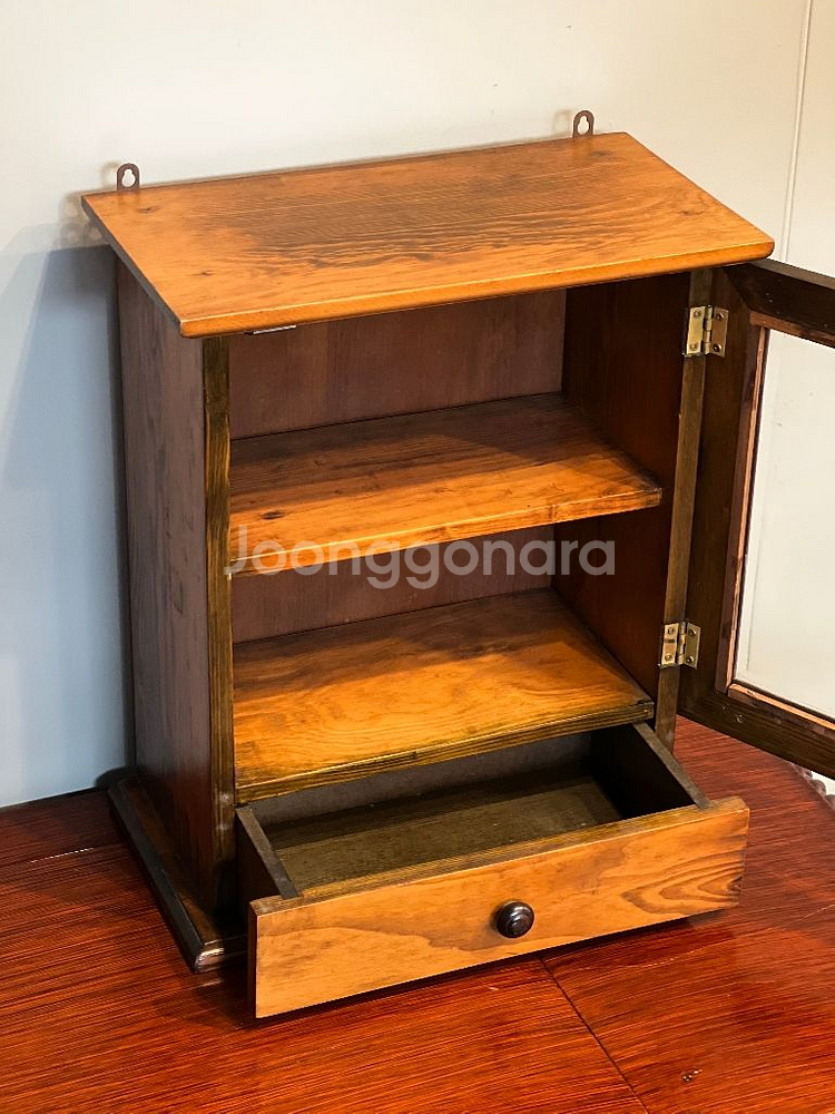 빈티지우드소품장,레트로원목약장,원목수납장,미니수납장--8