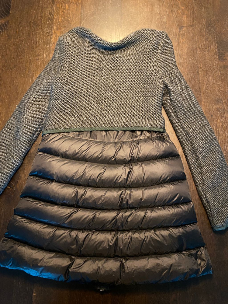 니트 패딩 원피스 미니 드레스 4--6