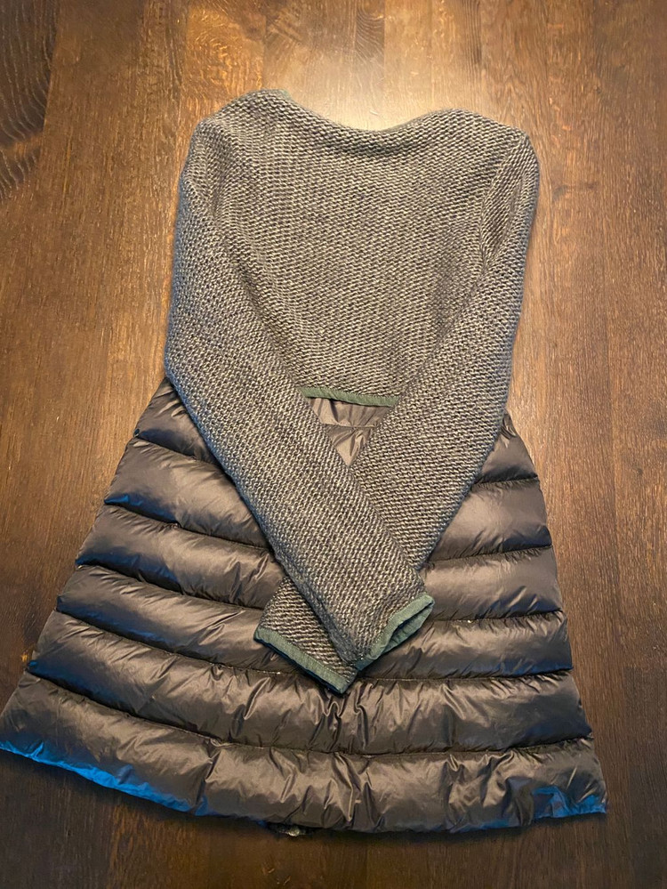 니트 패딩 원피스 미니 드레스 4--9