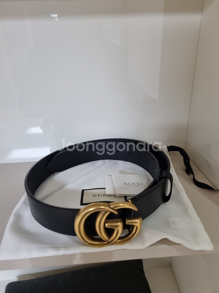 구찌마몬트벨트 4cm 90 30에 급처합니다--2