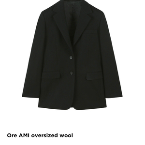 오어 ore ami oversized wool