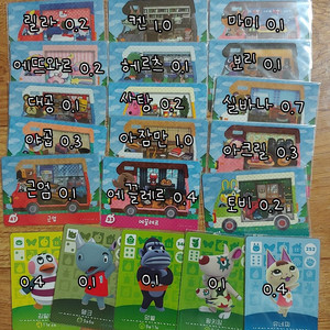 닌텐도 캠핑카 주민 아미보 판매