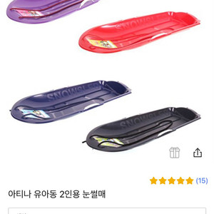 눈썰매2인용두개