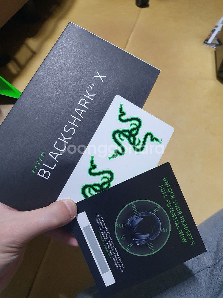 레이저블랙샤크vx 게이밍헤드셋 판매--1