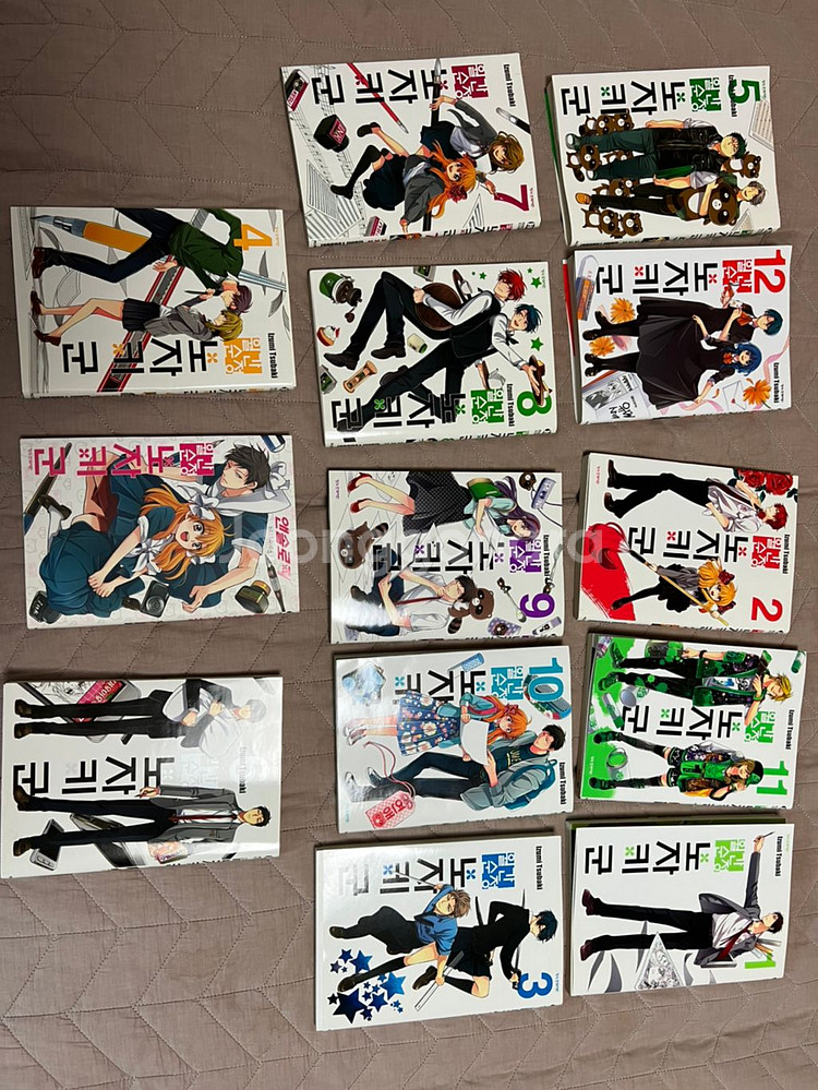 월간순정 노자키군 1권~12권엔솔로지 세트 판매합니다.--0