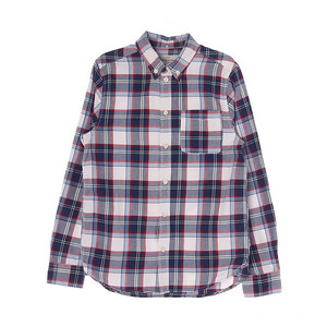 [코너마켓][8-9Y][에이치앤엠]H&M 남아 퍼플 체크무늬 키즈 셔츠