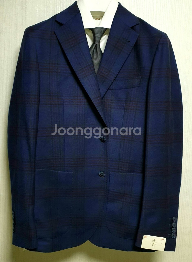 일레븐티 라나울 아비토 체크 정장 싱글 수트 21시즌--4