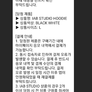 아이앱스튜디오 후드티 블랙 L