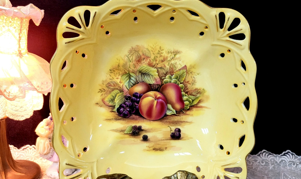 (점포정리세일)영국 앤슬리 오차드 골드 라지 투각볼--1