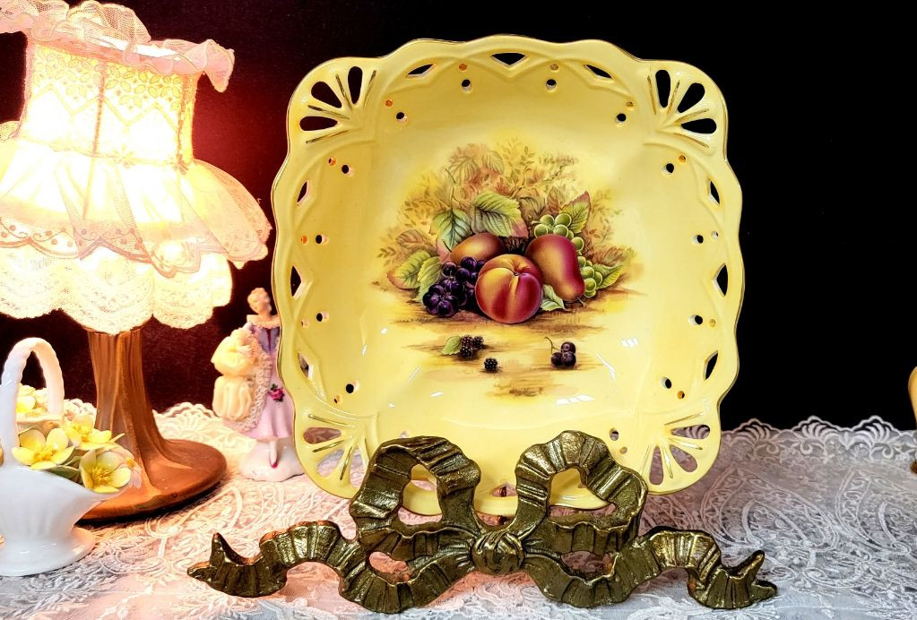 (점포정리세일)영국 앤슬리 오차드 골드 라지 투각볼--0