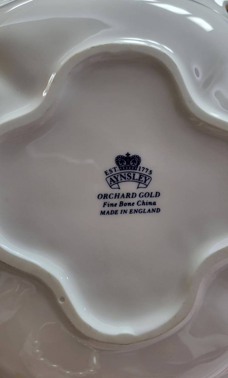 (점포정리세일)영국 앤슬리 오차드 골드 라지 투각볼--5