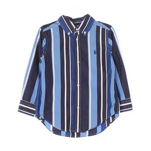 [코너마켓][3Y][폴로 랄프로렌]POLO RALPH LAUREN 남아 블루 컬러 스트레이트 키즈 셔츠