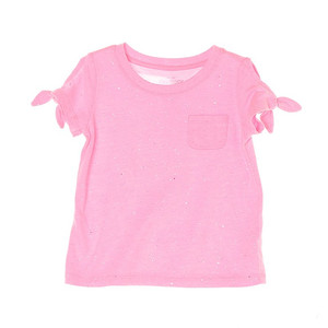 [코너마켓][2Y][오시코시 비고시]OshKosh B'gosh 여아 반짝이 분홍 키즈 티셔츠