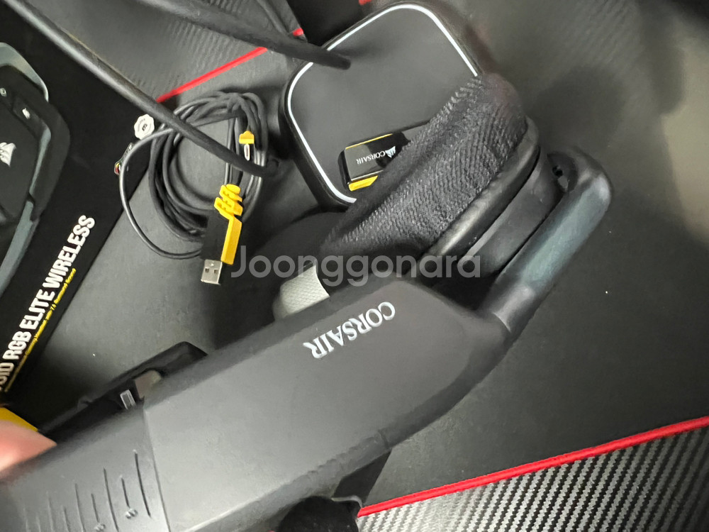 커세어 void rgb elite무선 헤드셋+앱코 거치--2