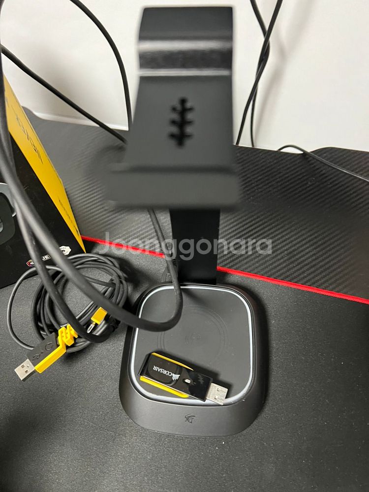 커세어 void rgb elite무선 헤드셋+앱코 거치--4